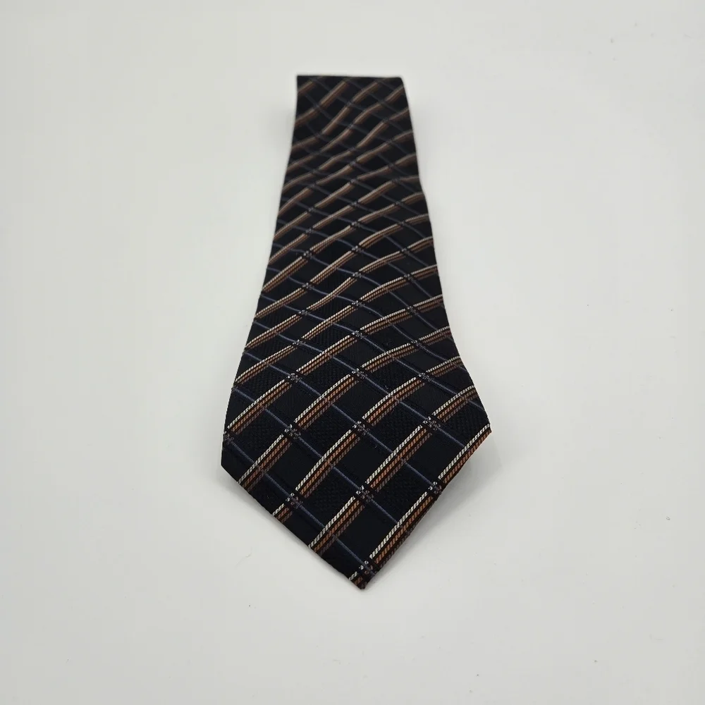 Valerio Garati 100% Silk Plaid Tie